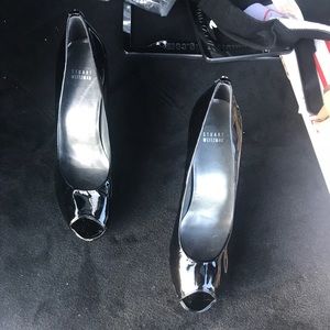 Stuart Weitzman patent leather pump